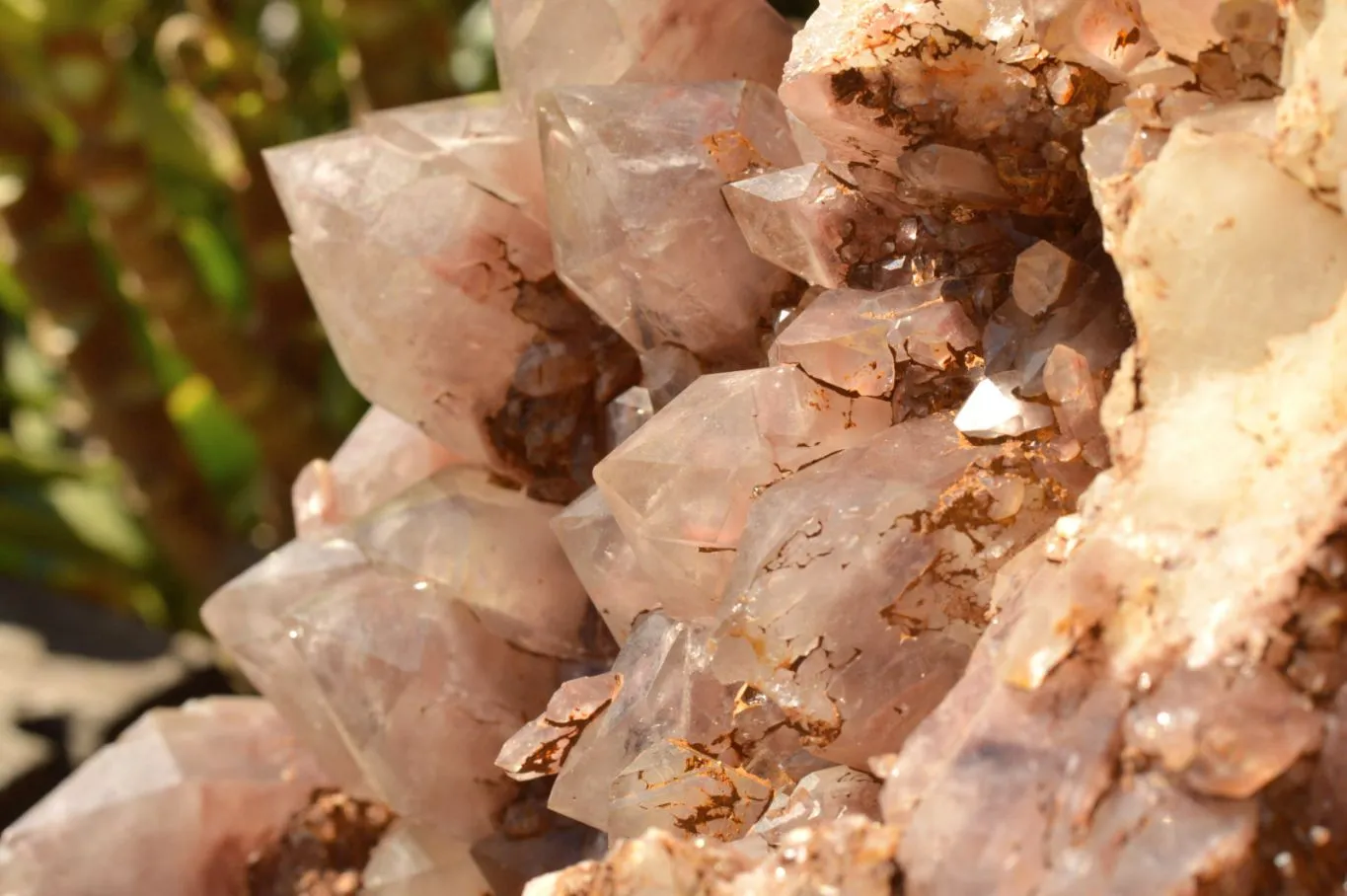 Natural XXL Red Hematoid Quartz Cluster x 1 From Karoi, Zimbabwe