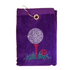 Navika Golf Towel - Golf Tee - Multiple Colours
