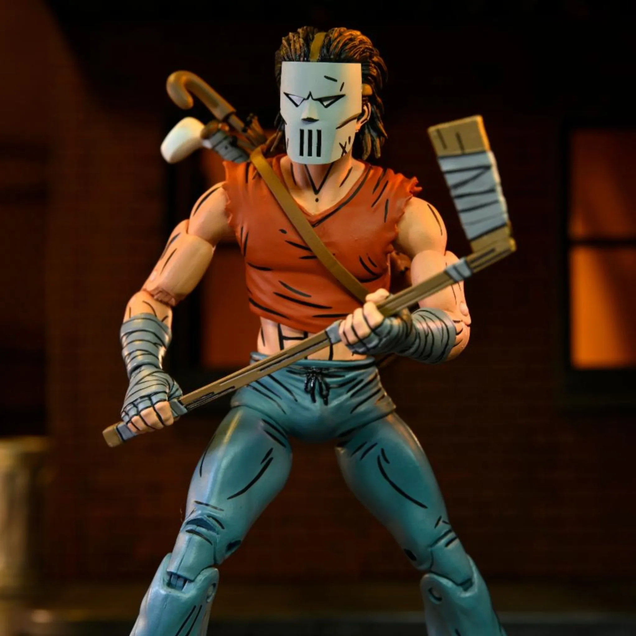 NECA Teenage Mutant Ninja Turtles Casey Jones in Red Shirt (Mirage Comics)