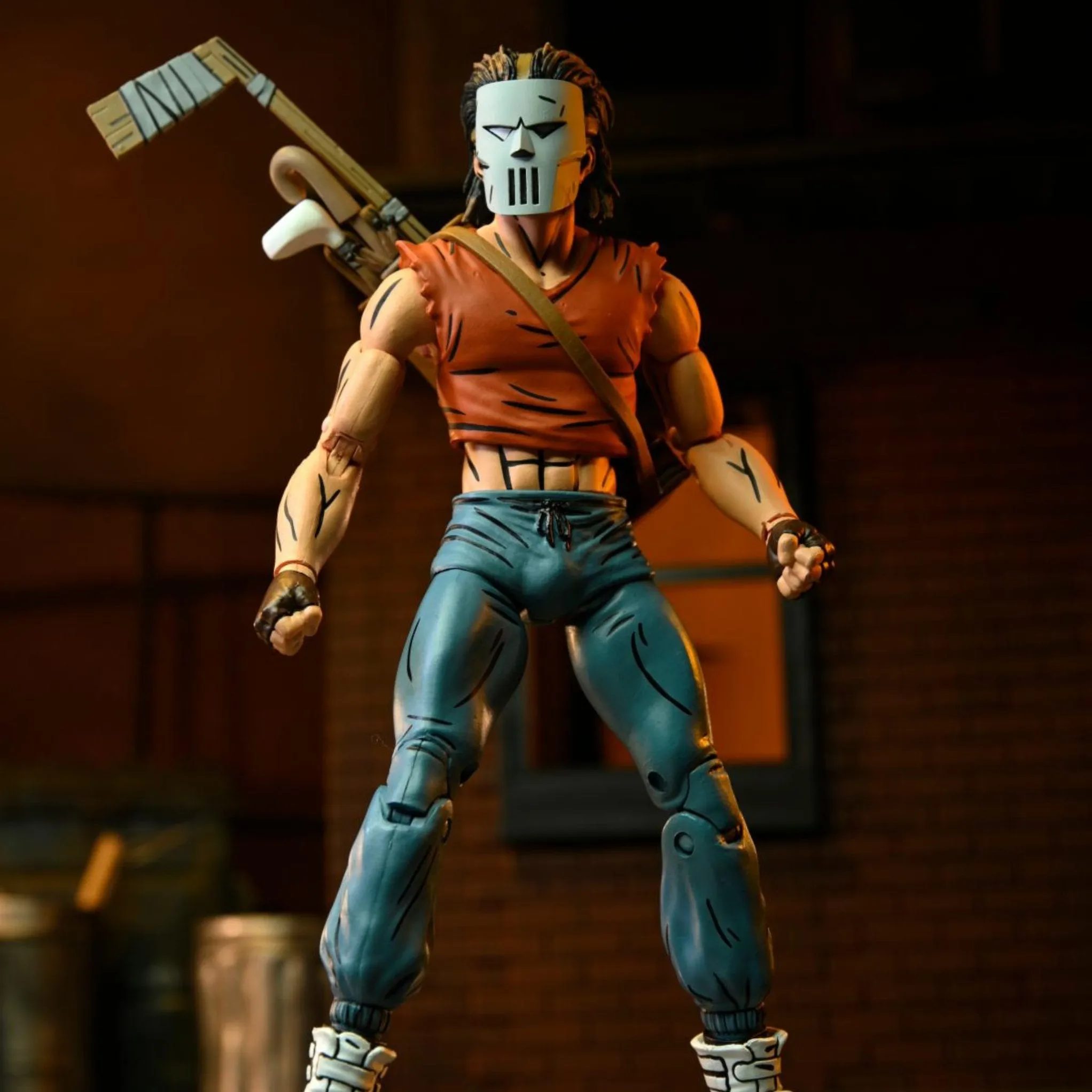 NECA Teenage Mutant Ninja Turtles Casey Jones in Red Shirt (Mirage Comics)