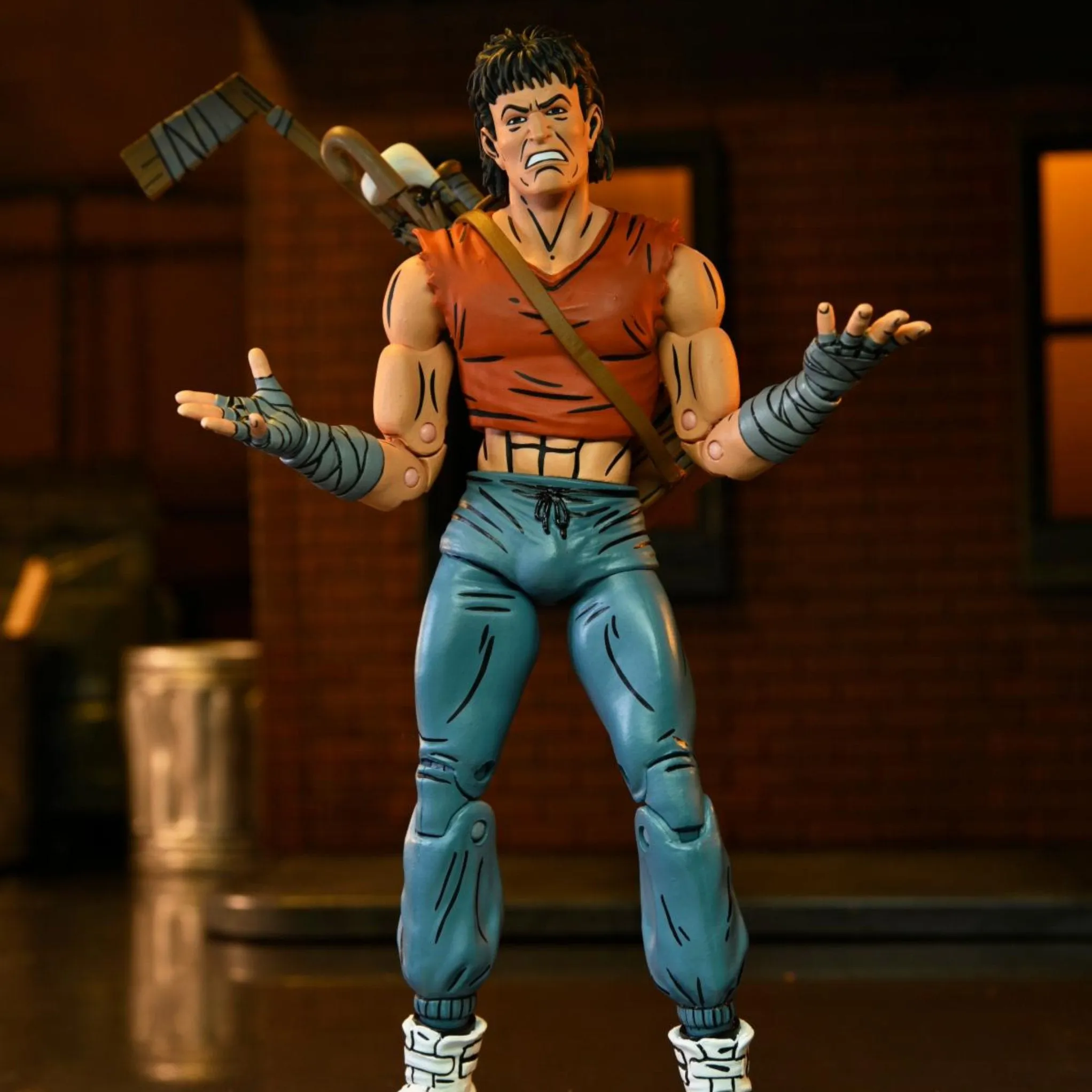NECA Teenage Mutant Ninja Turtles Casey Jones in Red Shirt (Mirage Comics)