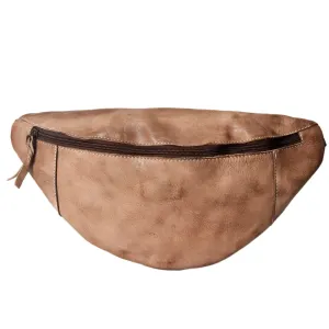Never Mind Nmbg114A Fanny Pack Vintage Handmade Genuine Cowhide Leather Women Bag Western Handbag Purse