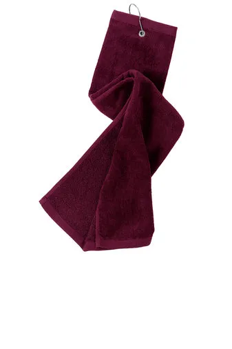 [NEW] Port Authority® Grommeted Tri-Fold Golf Towel