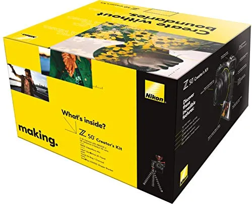 Nikon Z50 Creator's Kit, Black