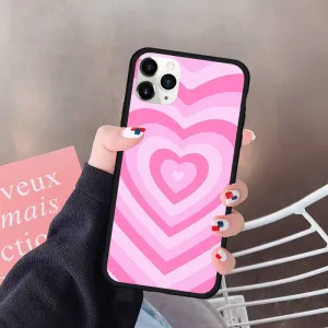 Oversaturated Heart Silicone Case for iPhone