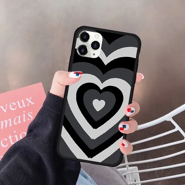 Oversaturated Heart Silicone Case for iPhone
