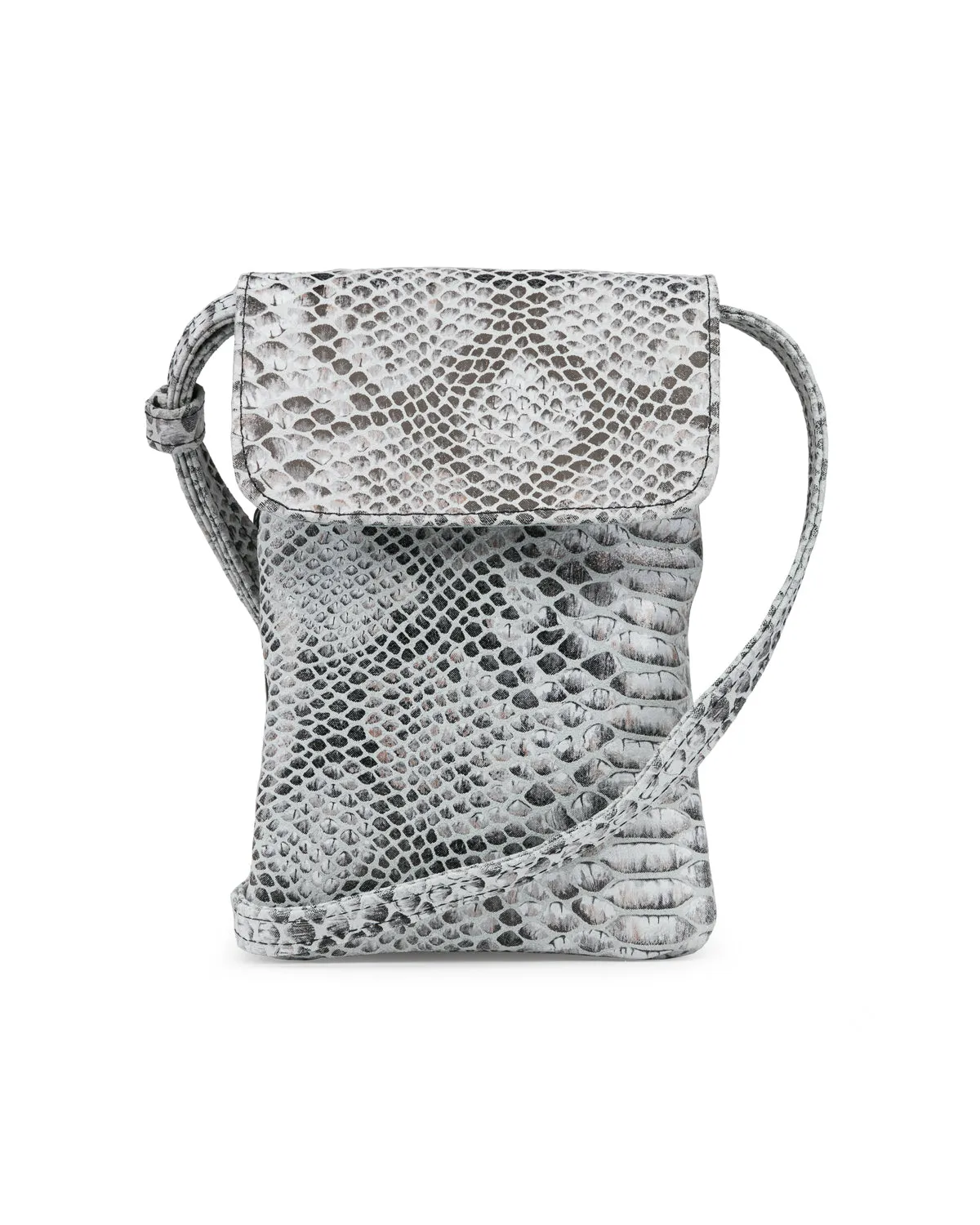 Penny Phone Bag: Ebony Snake