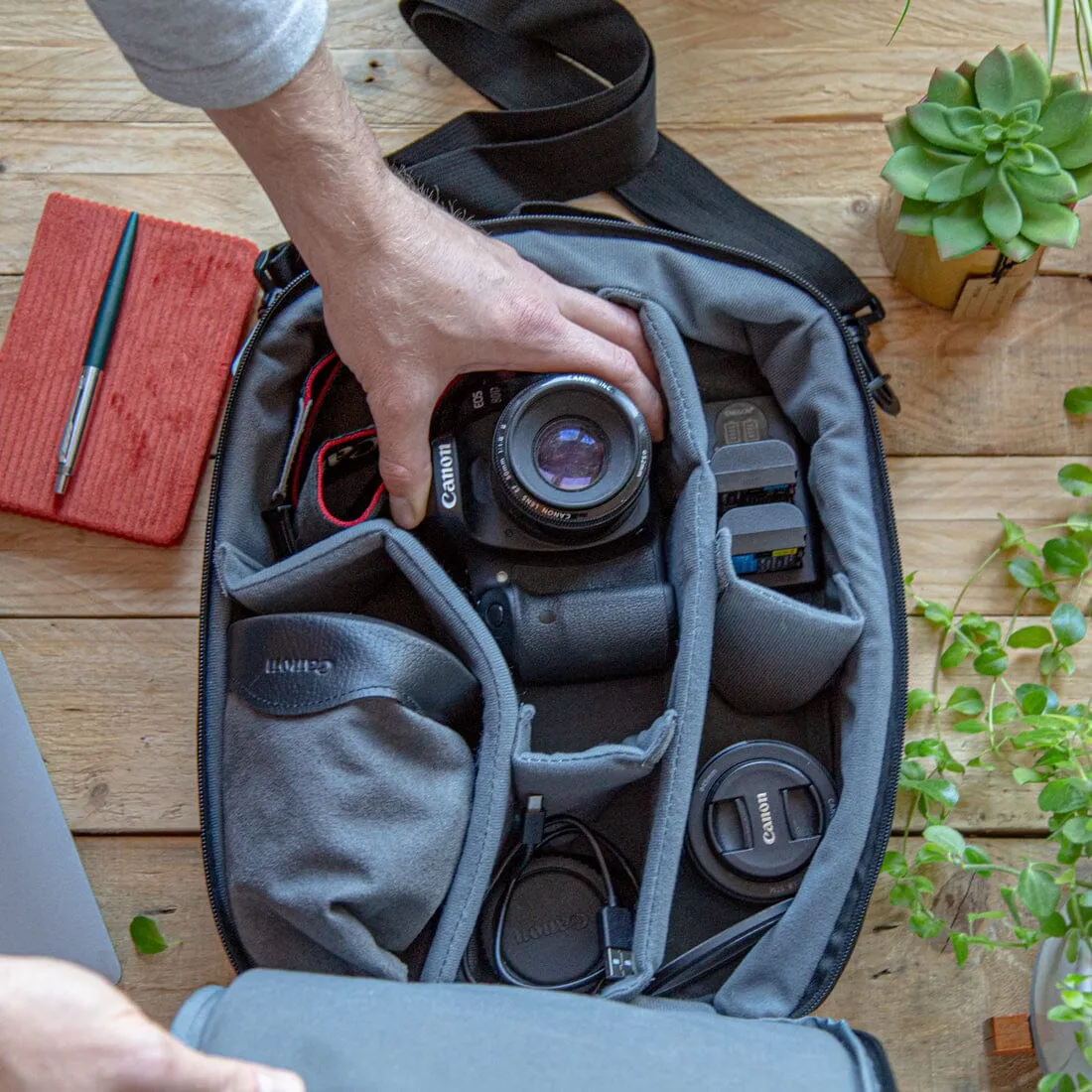 Personalised Camera Organiser Bag