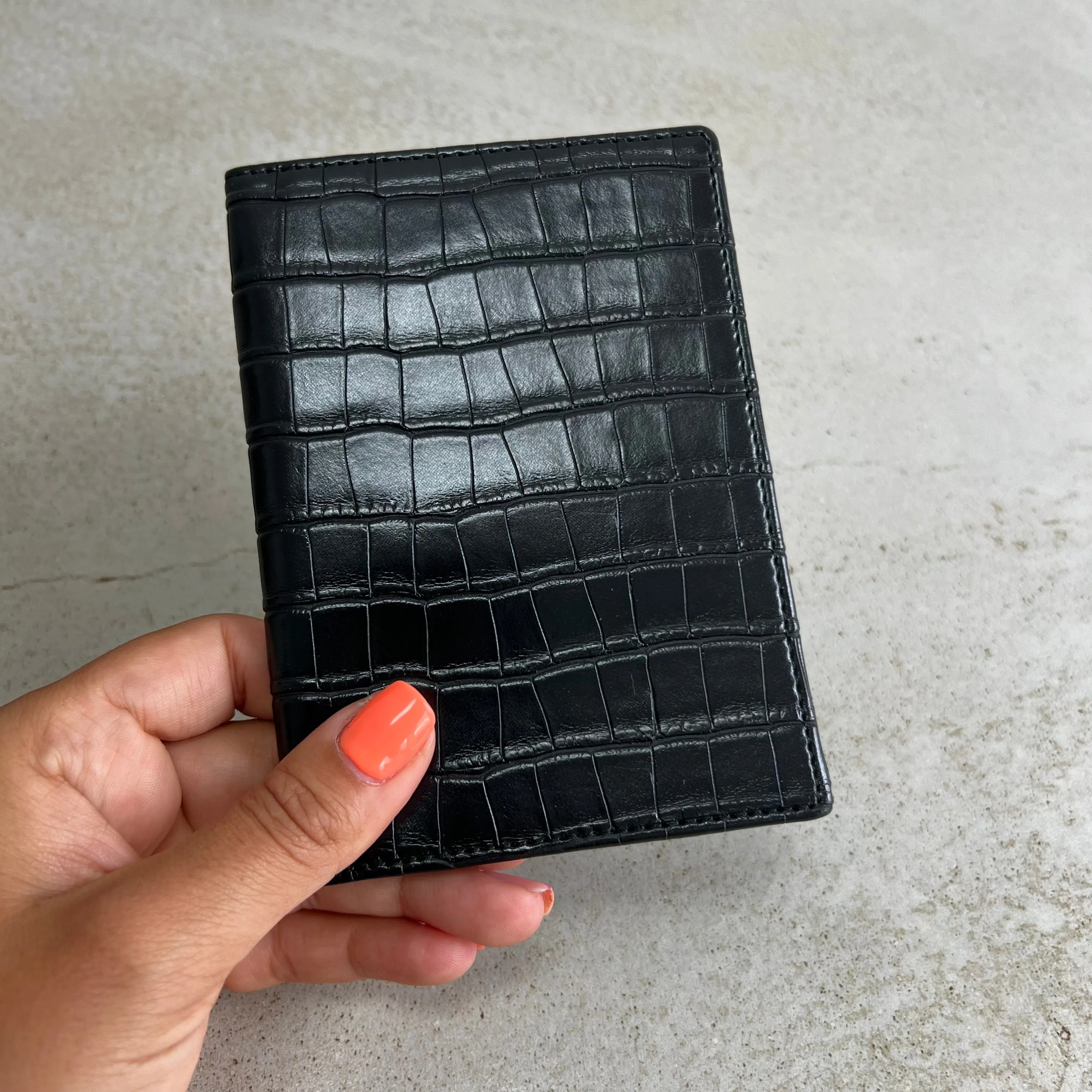 Personalised Leather Passport Holder