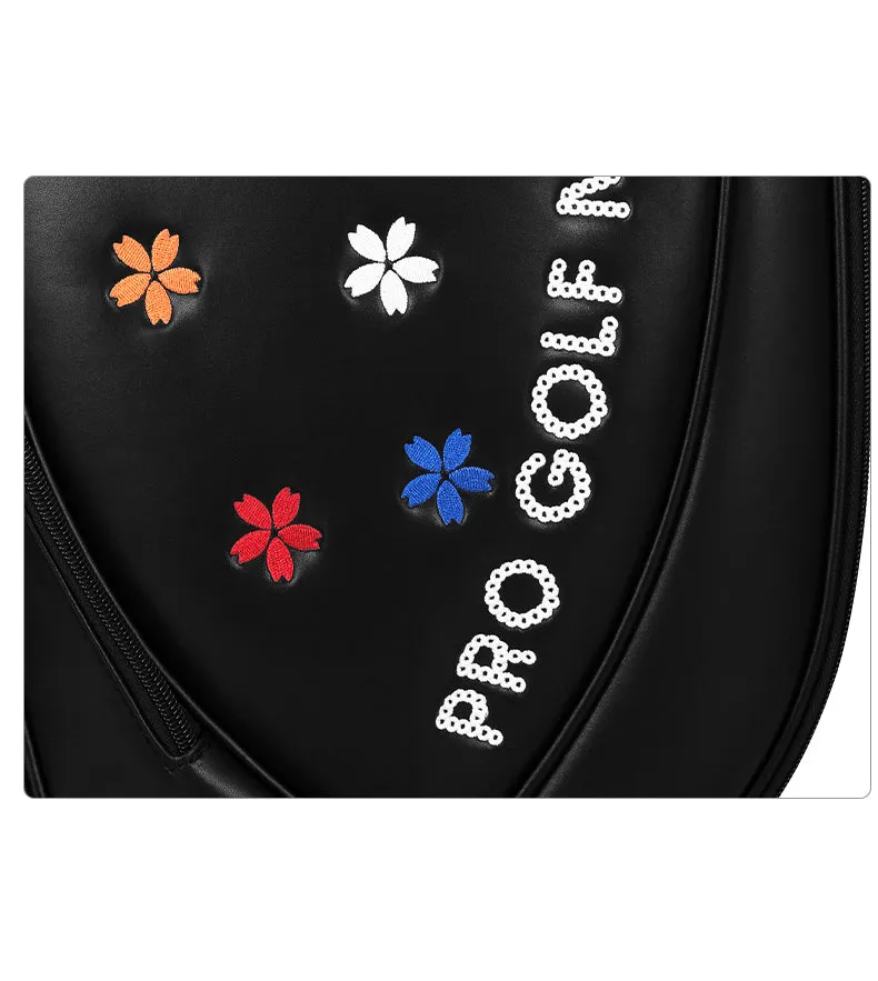 PGM QB138 korea style custom tour golf bag white golf bag with wheels