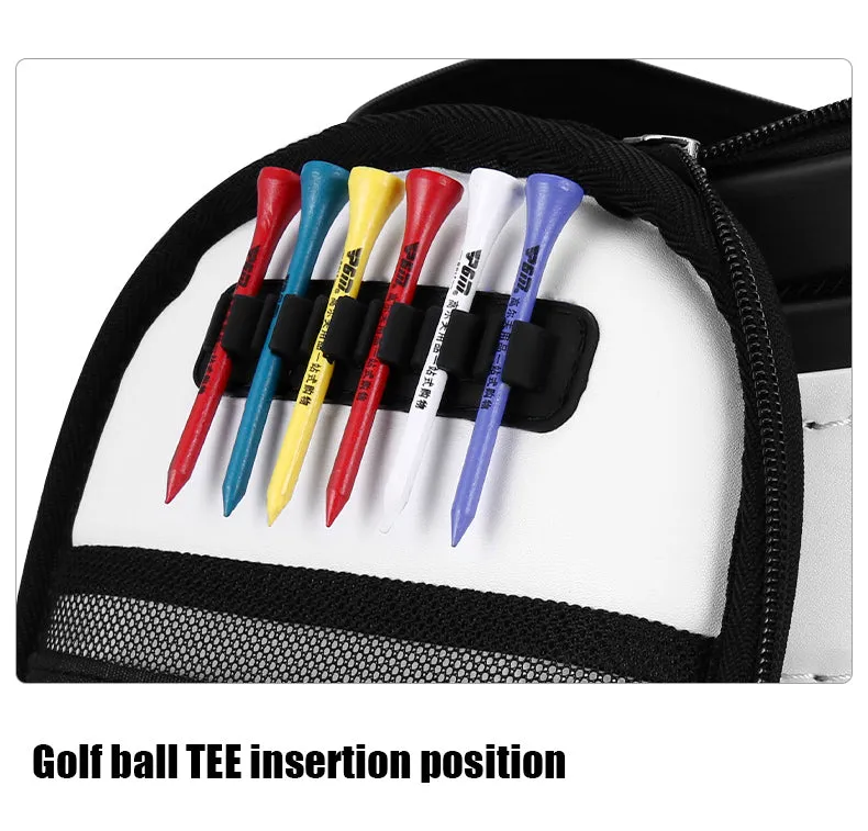 PGM QB138 korea style custom tour golf bag white golf bag with wheels