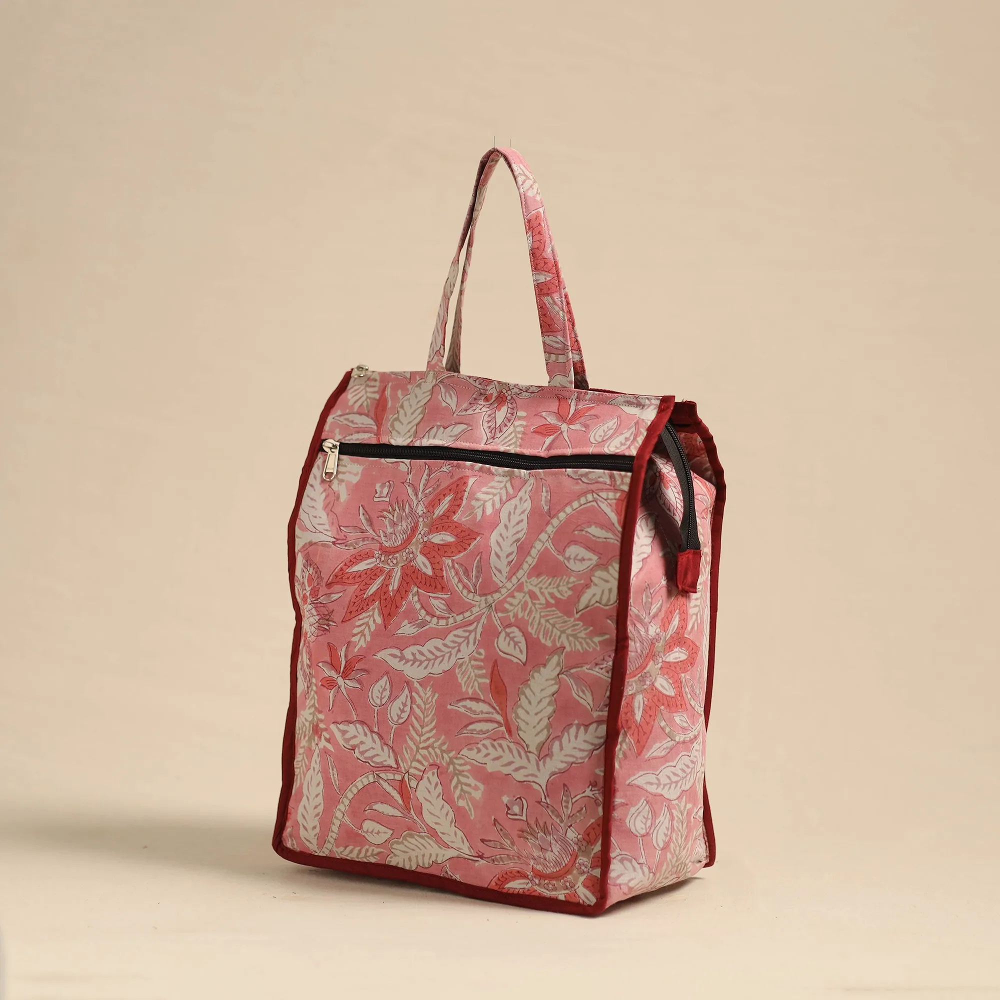 Pink - Eco-Friendly Handmade Cotton Handbag for Women 22