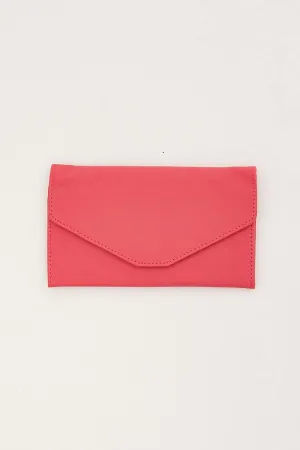 Pink Travel Wallet Passport Holder