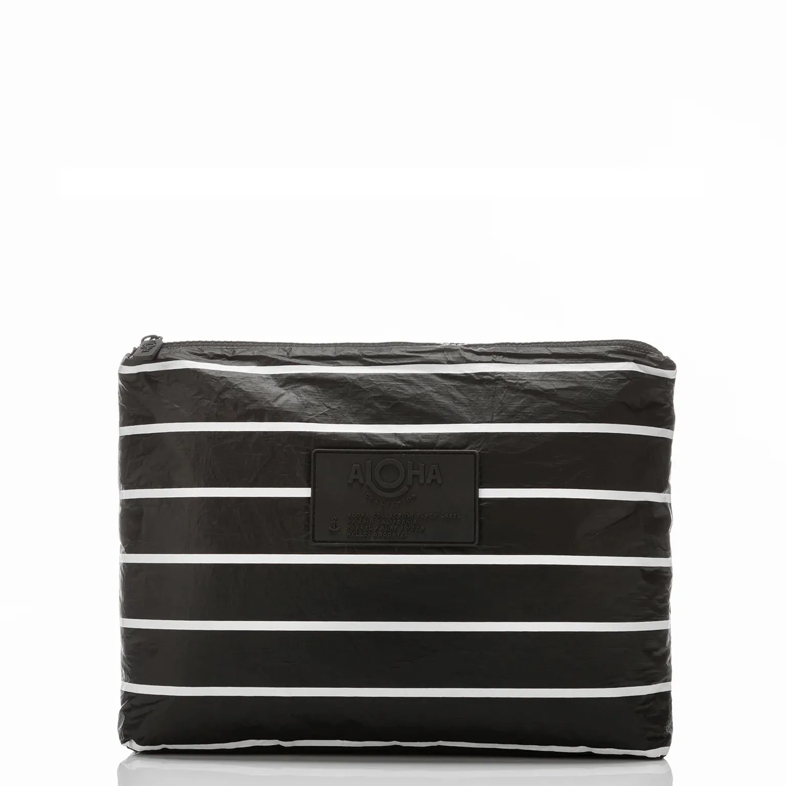 Pinstripe White On Black