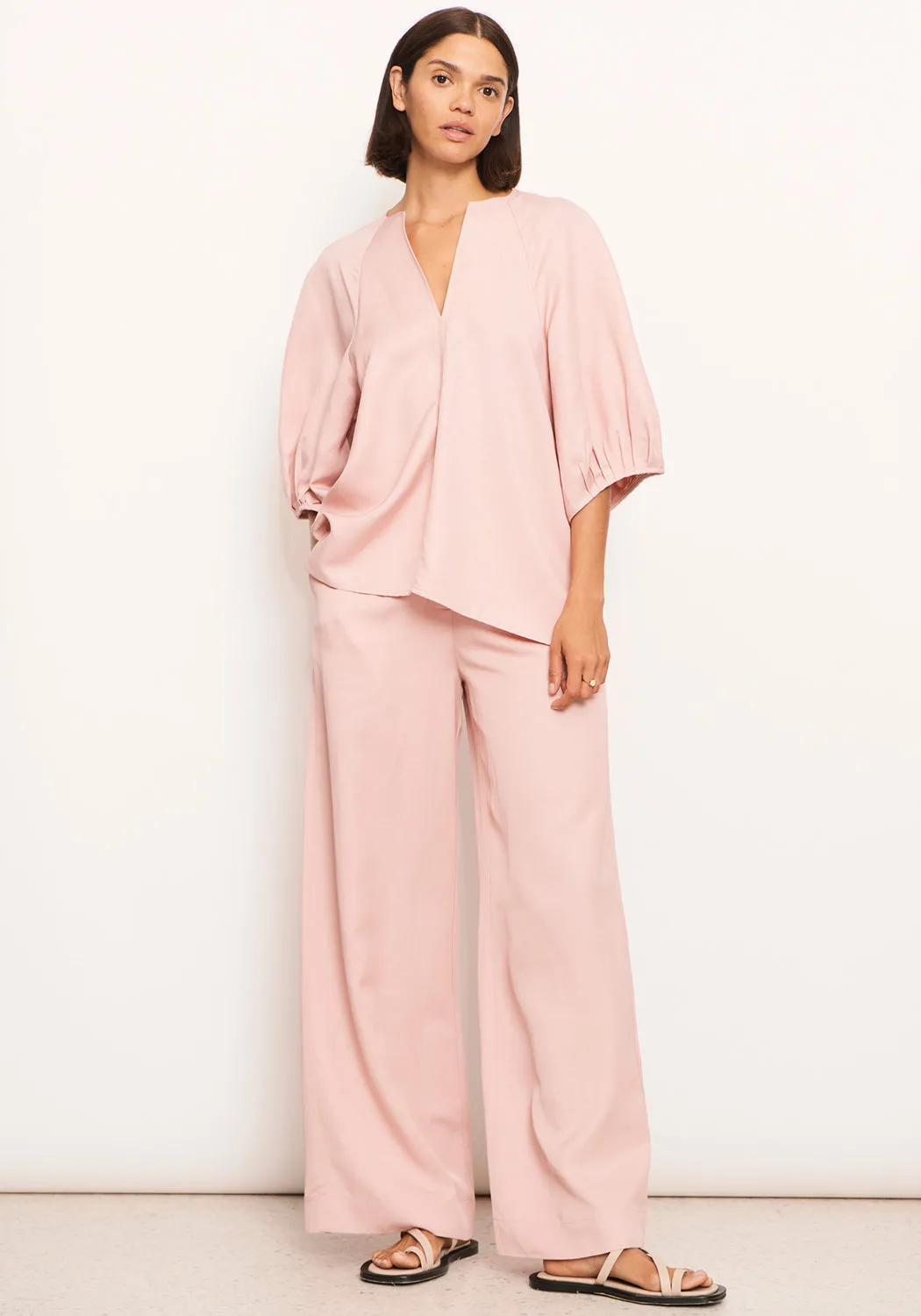 POL | SAKE FULL SLEEVE TOP |PINK