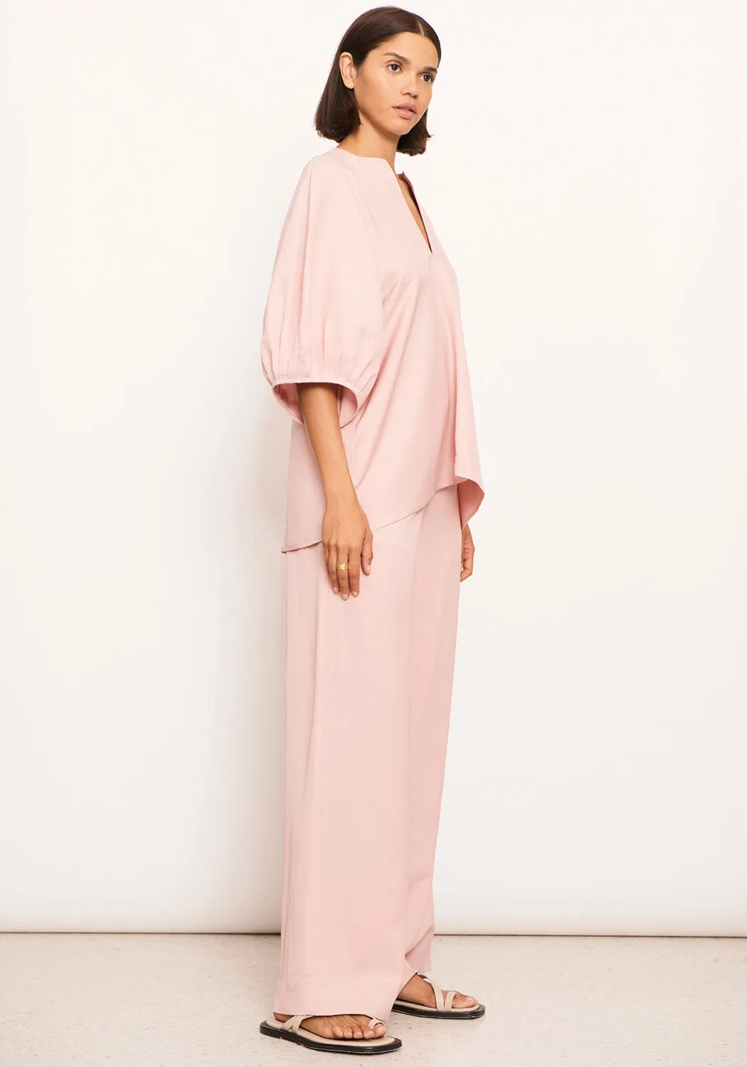 POL | SAKE FULL SLEEVE TOP |PINK