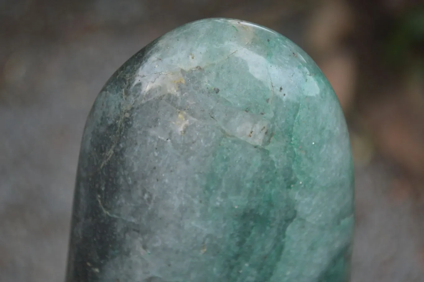 Polished Emerald Fuchsite Quartz Standing Free Form x 1 From Madagascar