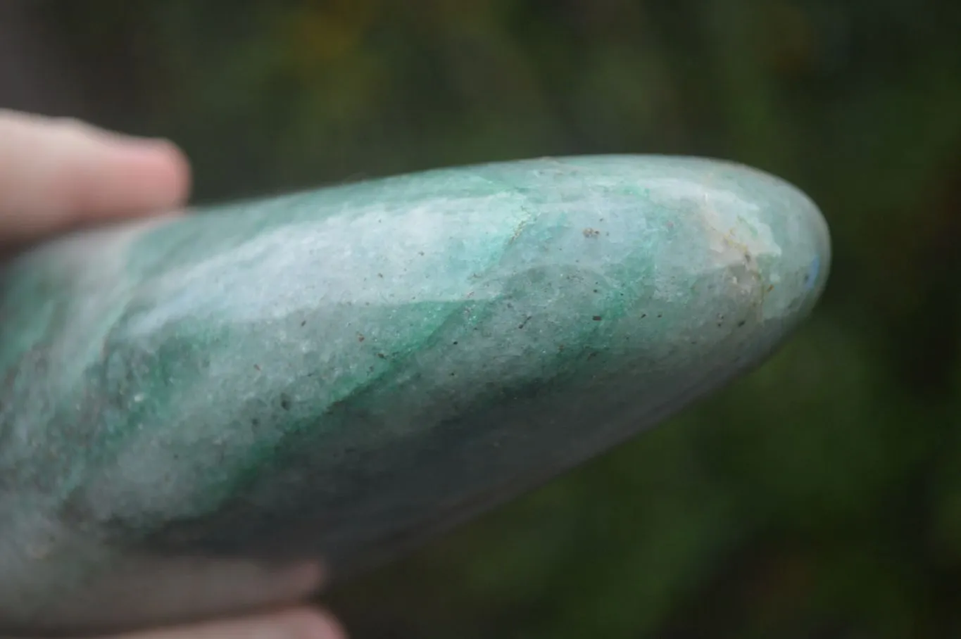 Polished Emerald Fuchsite Quartz Standing Free Form x 1 From Madagascar