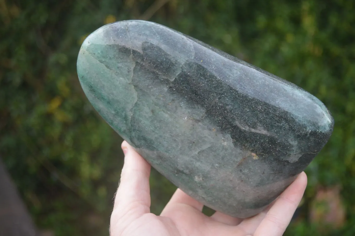 Polished Emerald Fuchsite Quartz Standing Free Form x 1 From Madagascar