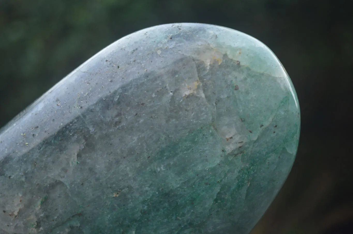 Polished Emerald Fuchsite Quartz Standing Free Form x 1 From Madagascar