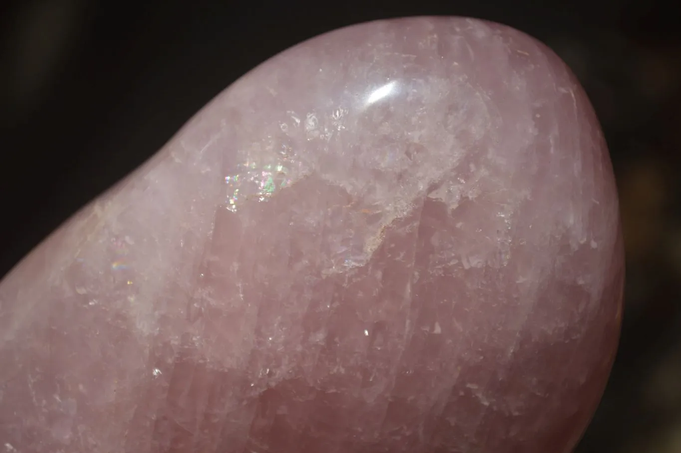 Polished Gemmy Pink Rose Quartz Standing Free Form x 1 From Ambatondrazaka, Madagascar