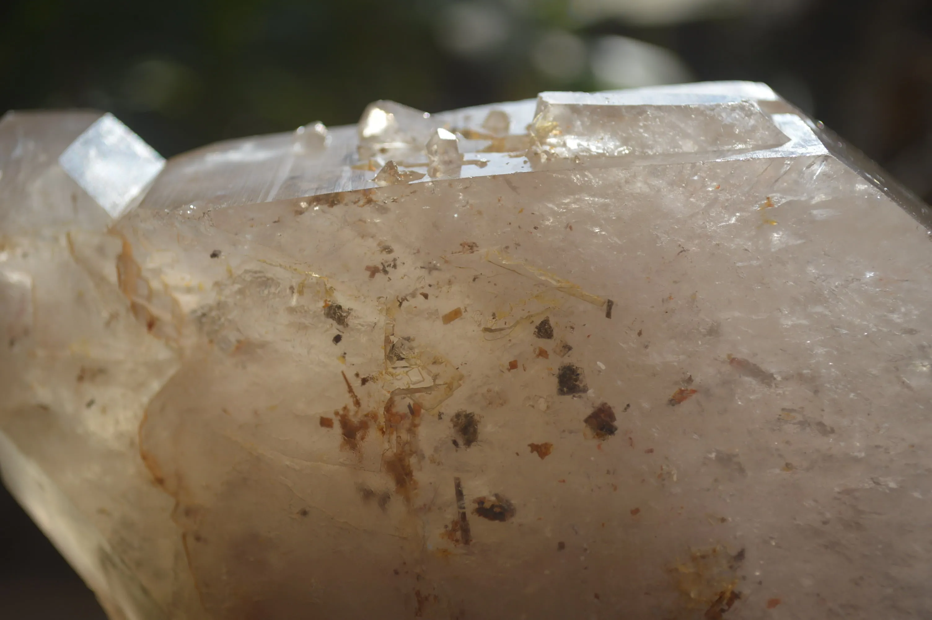 Polished Large Twin Quartz Crystal x 1 From Angola