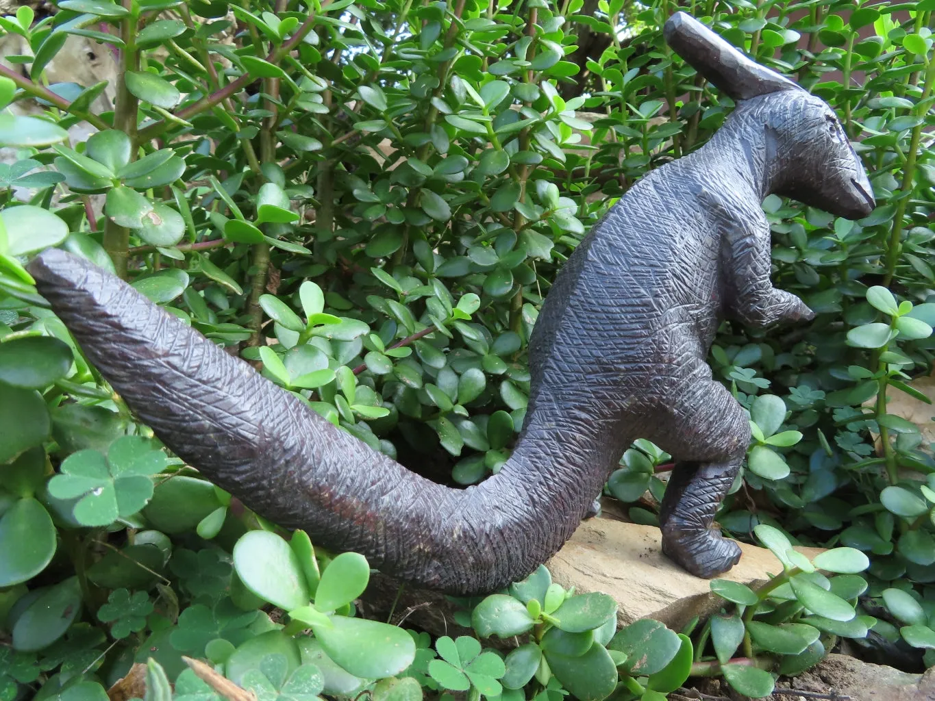 Polished  Ornithischian Dinosaur Carving x 1 From Zimbabwe