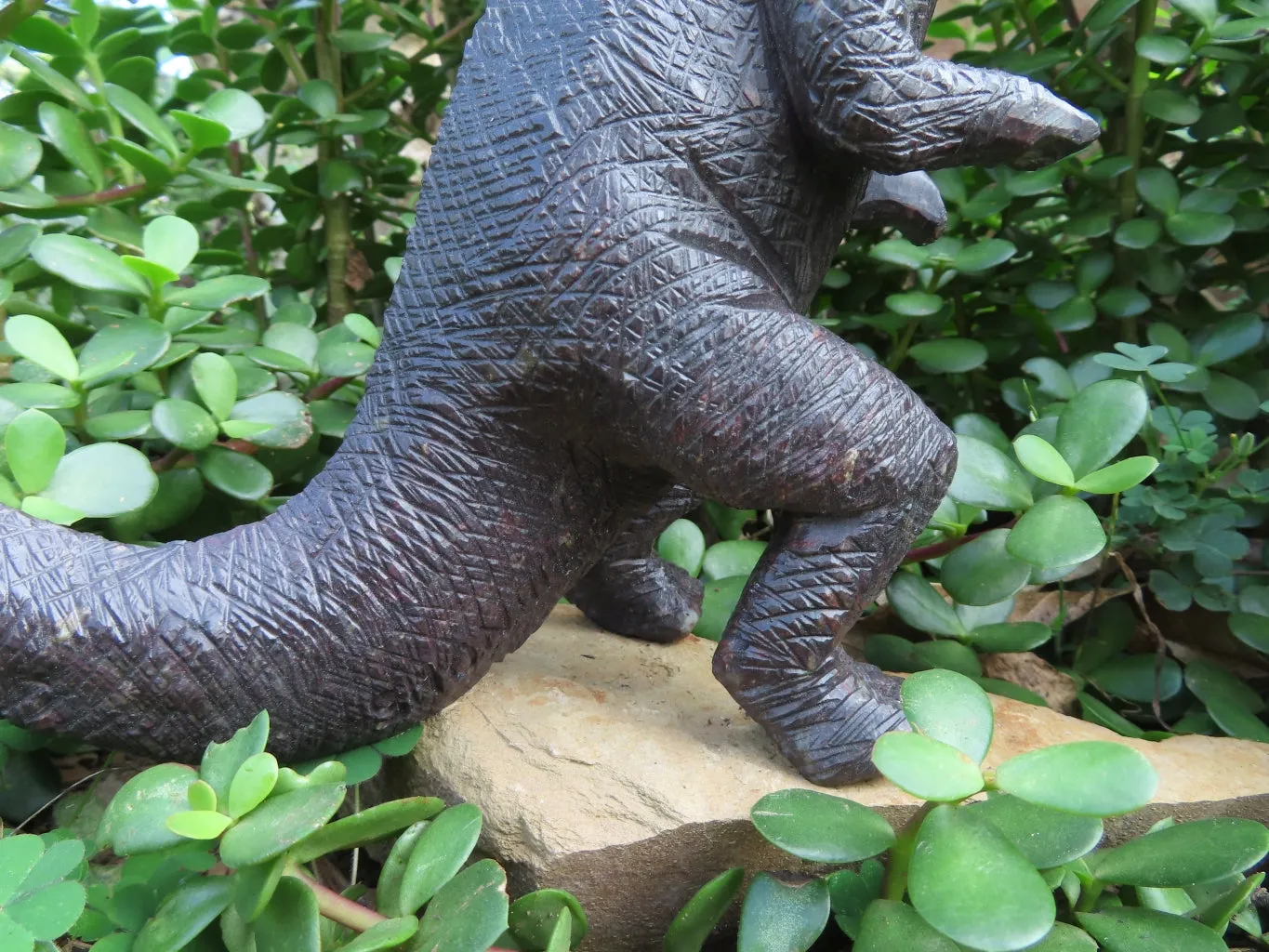 Polished  Ornithischian Dinosaur Carving x 1 From Zimbabwe