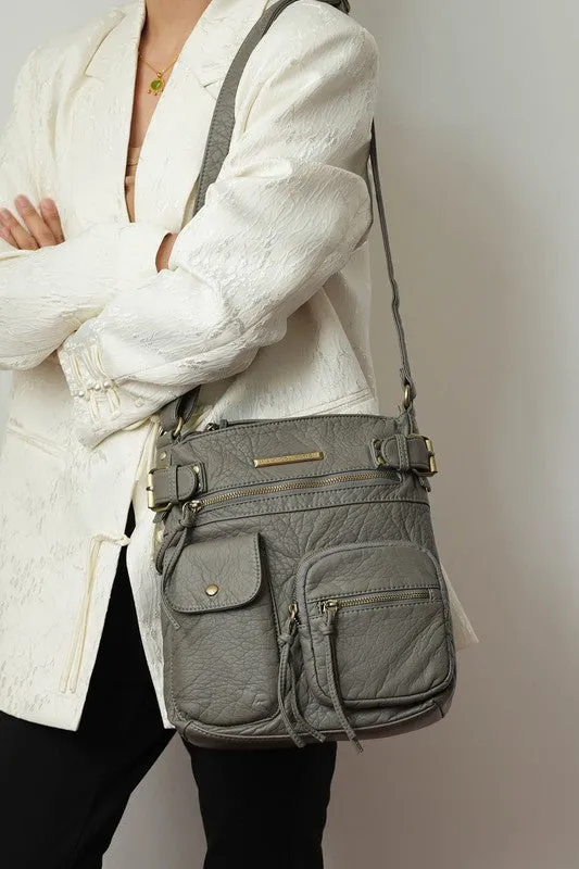 Premium Style Vegan Leather Crossbody Bag