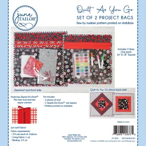 Project Bag Zippity-Do-Done Kit - Red