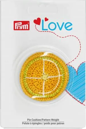 Prym Love Pin Cushion Pattern Weight Orange
