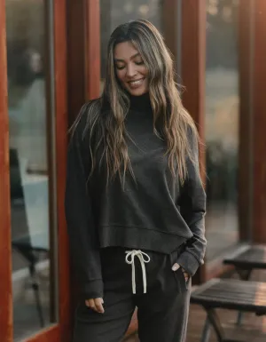 PUREMESO FUNNEL NECK PULLOVER 101224