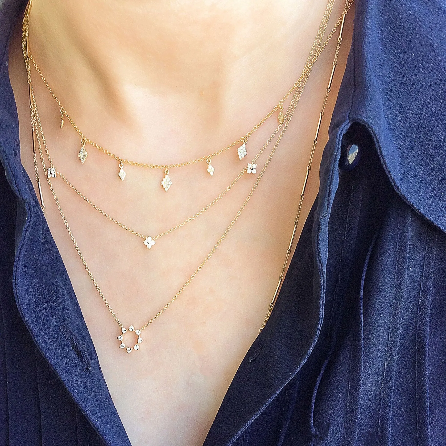 Quadra Station Necklace