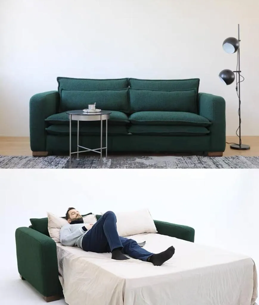 Rae Boucle Foldable Sofa Bed