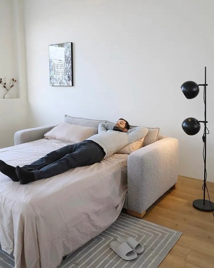 Rae Boucle Foldable Sofa Bed
