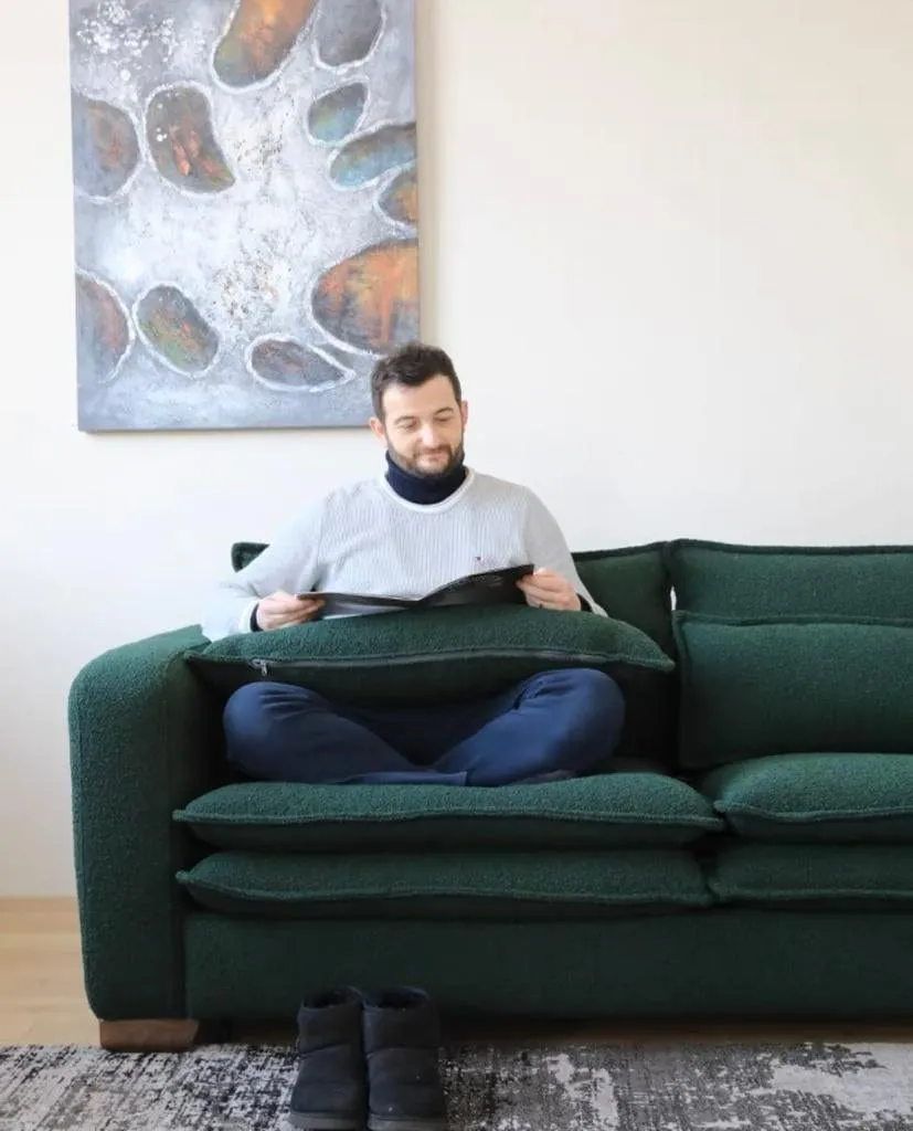 Rae Boucle Foldable Sofa Bed