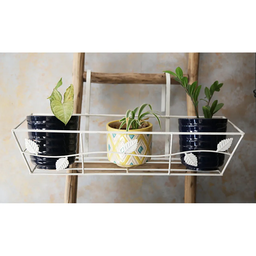 Railing Metal Planter Long