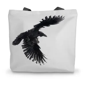 Raven 1 Canvas Tote Bag