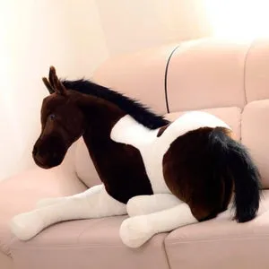 Realistic 3D Horse Stuffed Kawaii Animal Pillow Plushies - Available in 4 Colors