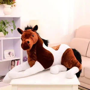 Realistic 3D Horse Stuffed Kawaii Animal Pillow Plushies - Available in 4 Colors