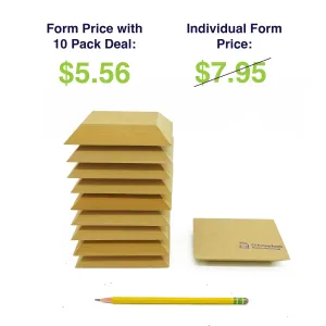 Rectangle - 5x4" (10 Pack)