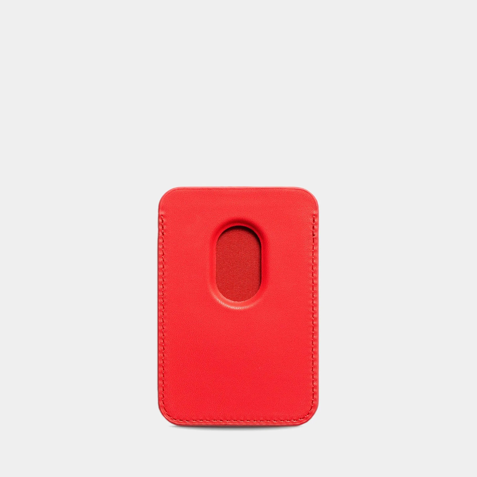 Red MagSafe Personalized Card Holder