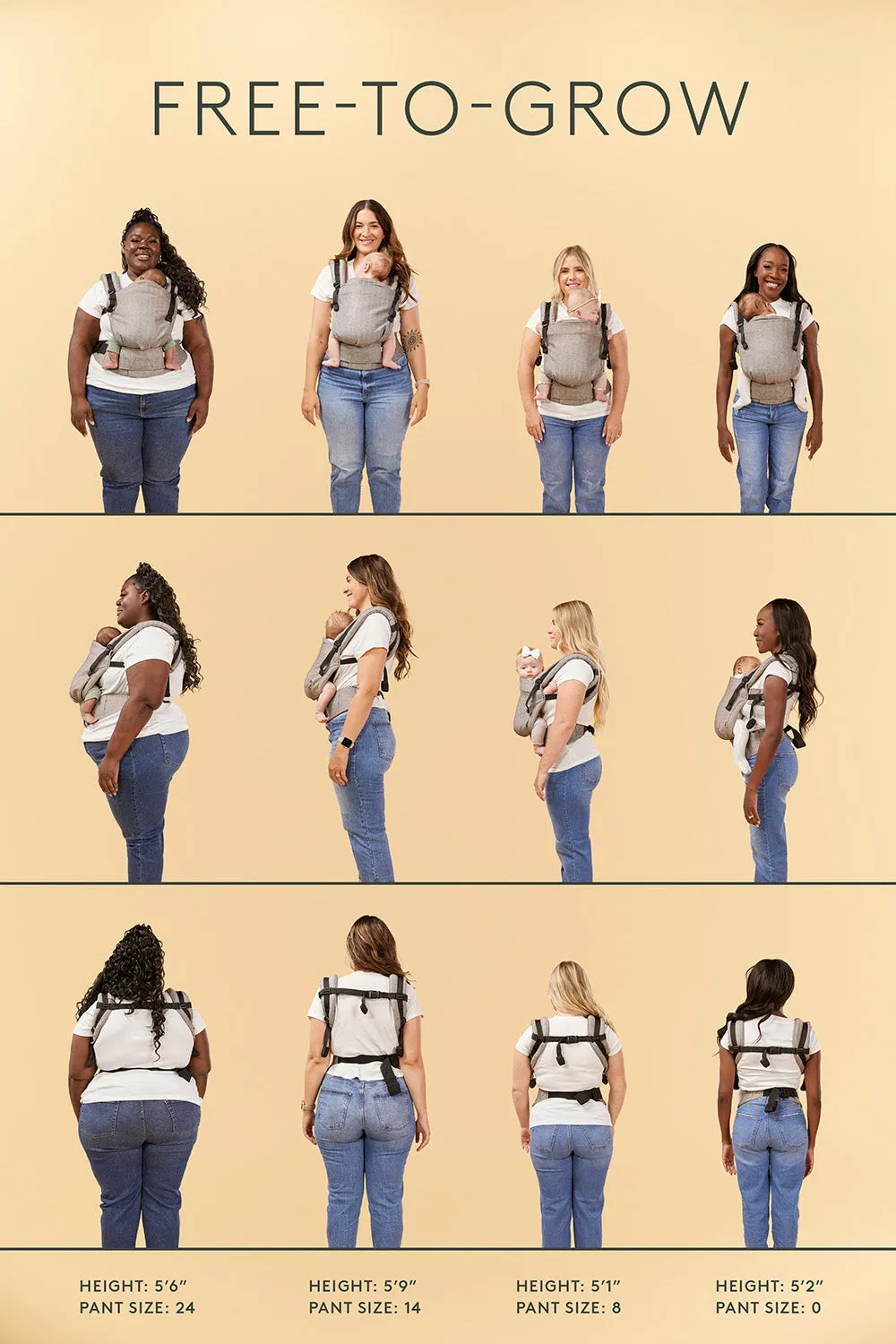 Rennes Waffle Knit  - Signature Woven Free-to-Grow Baby Carrier