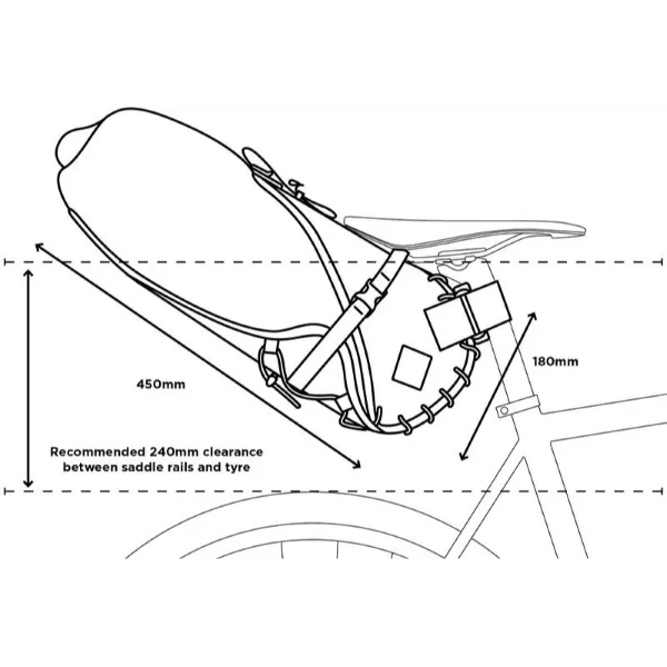 Restrap 14L Saddle Bag