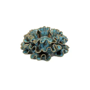 RIBBON FLOWER TEA LIGHT HOLDER