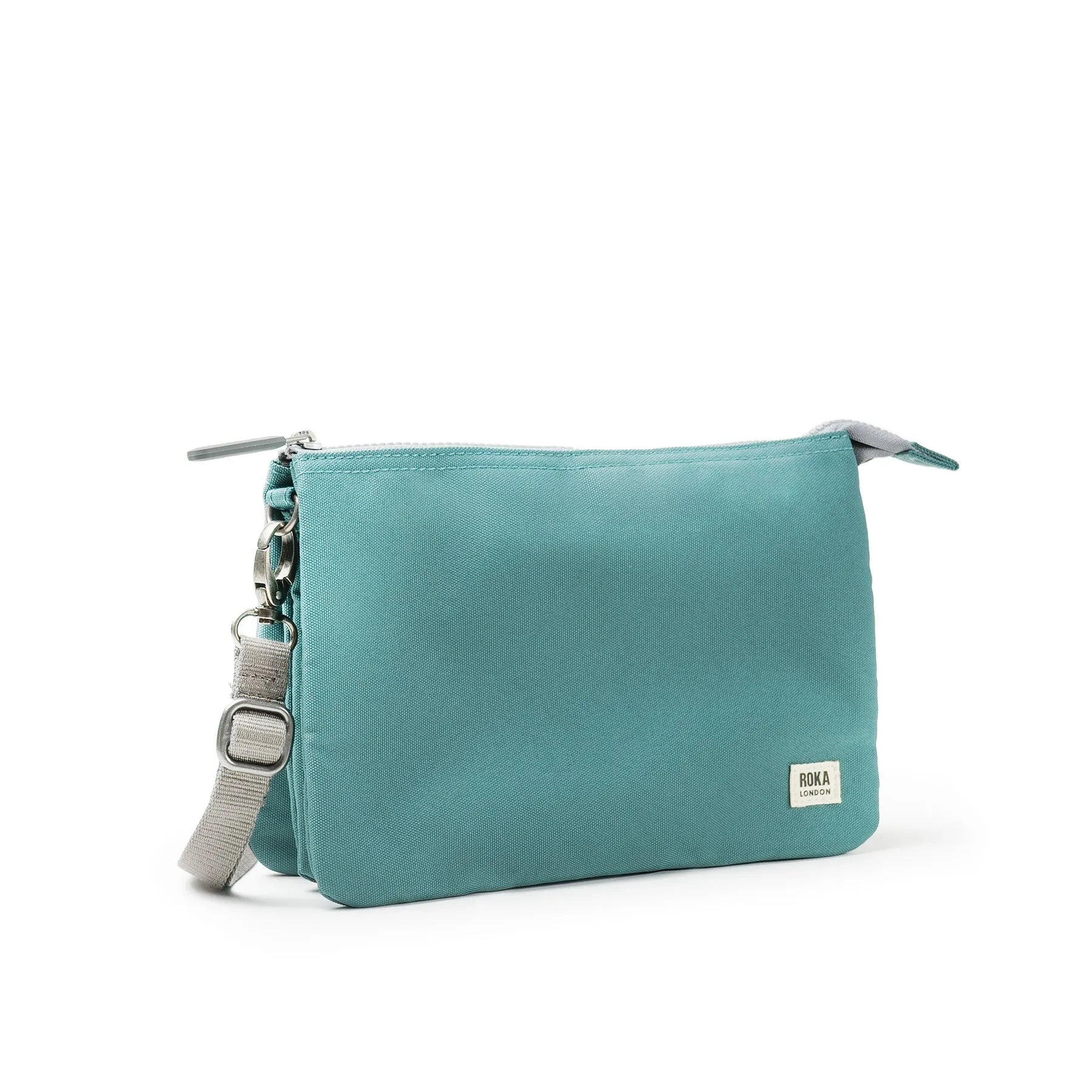 Roka Carnaby Crossbody XL Sage Recycled Canvas