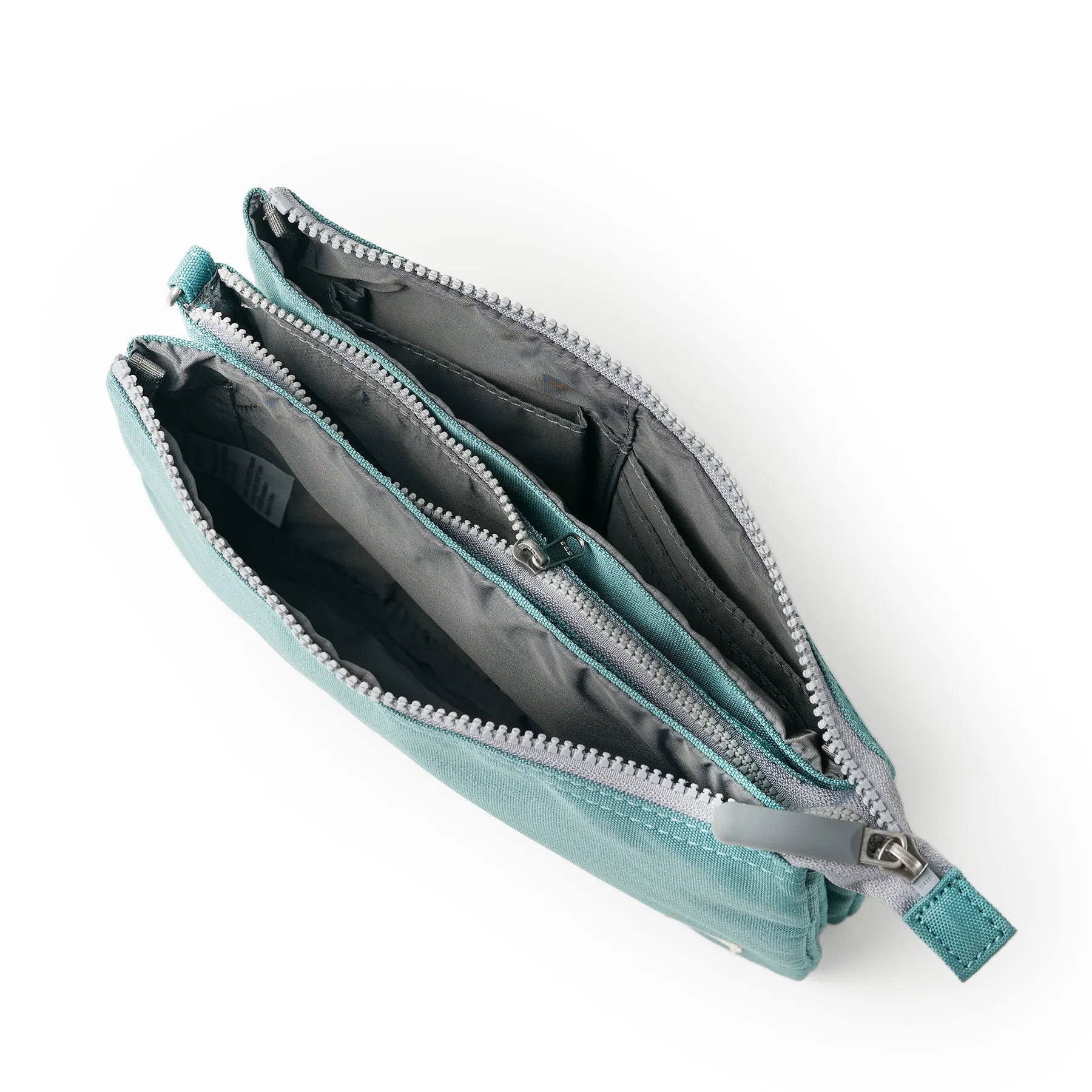 Roka Carnaby Crossbody XL Sage Recycled Canvas