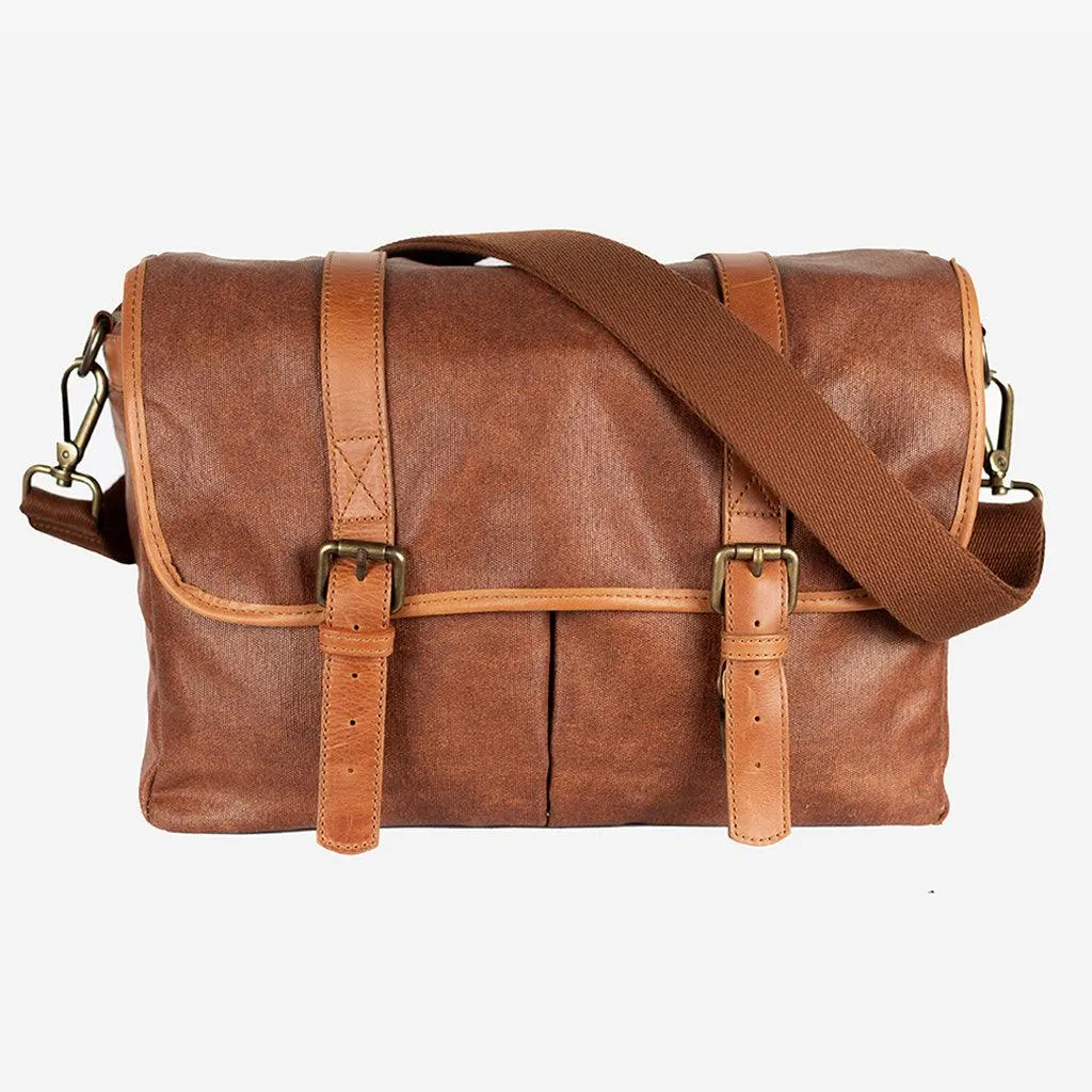 Roma Coffee Waxed Canvas Camera Bag