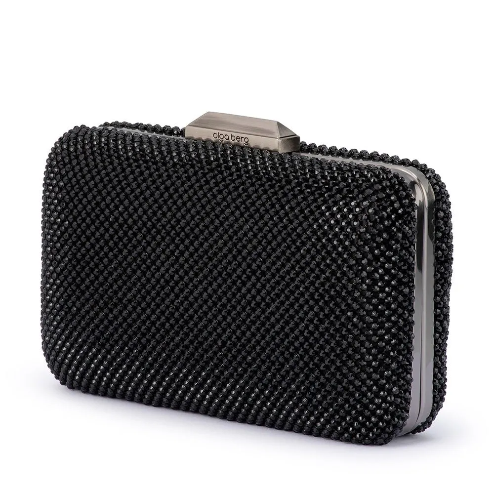 RONNY Crystal Mesh Clutch