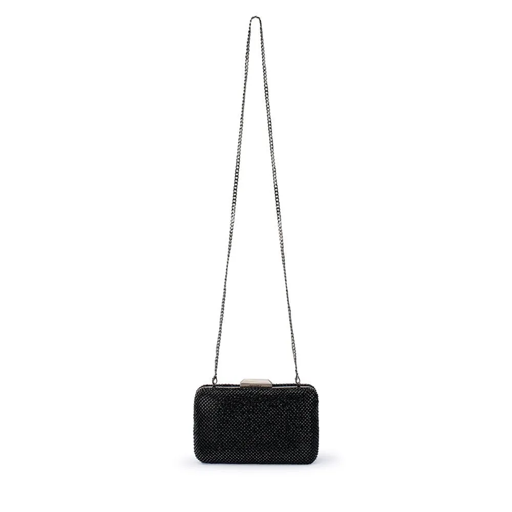 RONNY Crystal Mesh Clutch